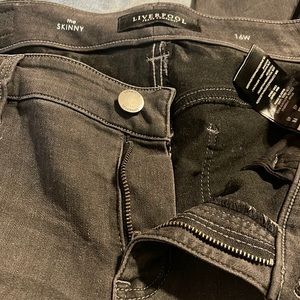 Liverpool the Skinny Meteorite Wash well loved jean